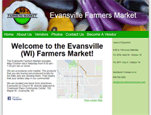Tablet Screenshot of evansvillefarmersmarket.com